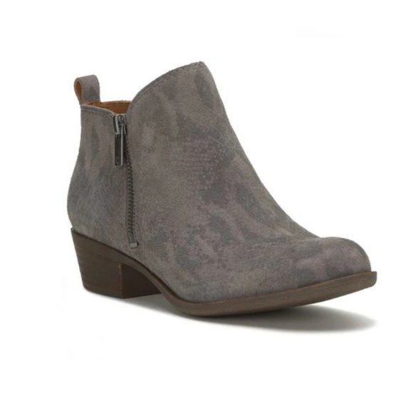 Lucky Brand Shoes - LUCKY BRAND Leather Suede Ankle Boots Booties Women's Size 7M